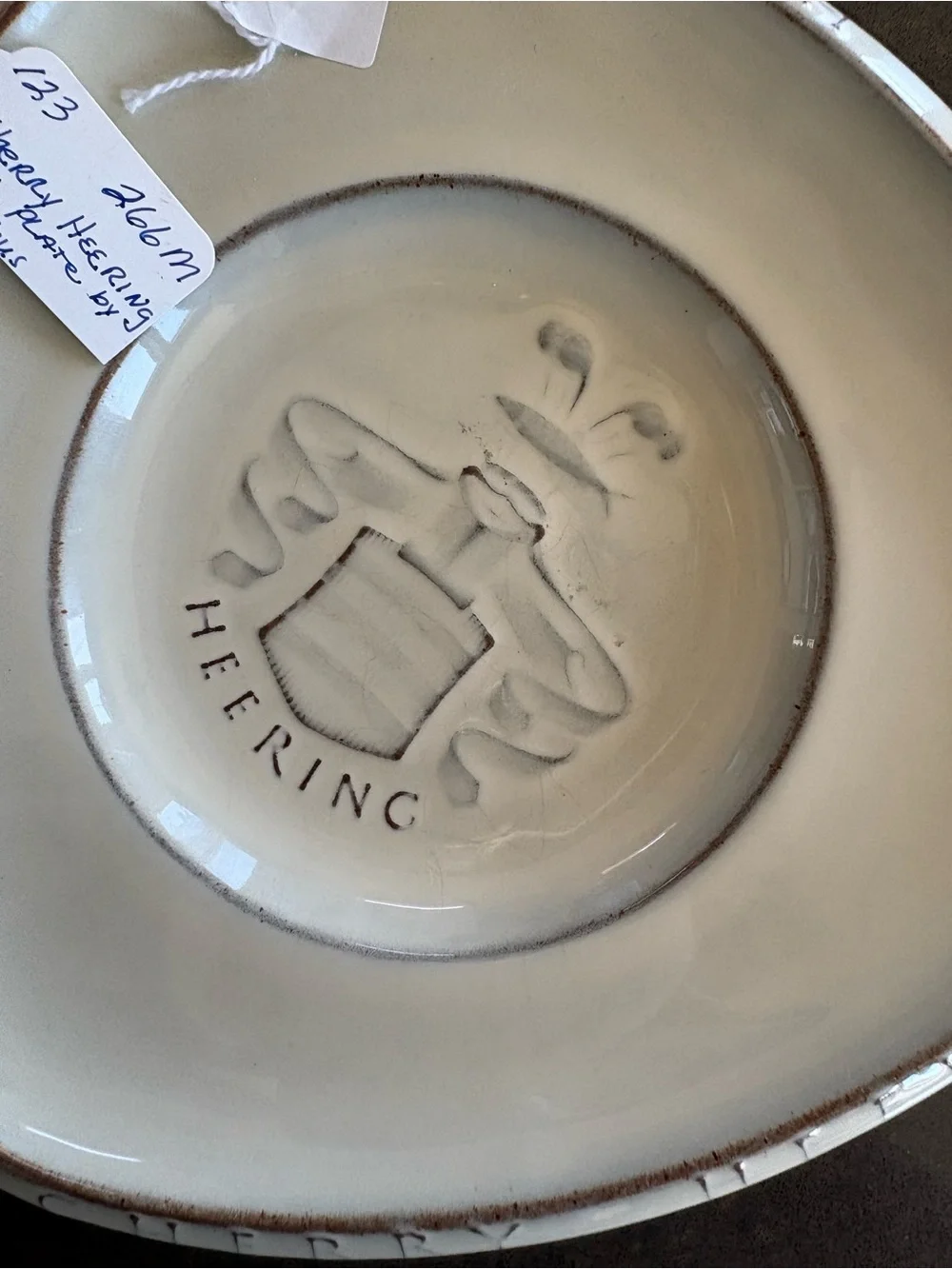 Palshus Pottery Denmark Cherry Herring Dish Danish Modern Jens Quistgaard